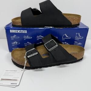 NIB • Birkenstock Arizona Soft Footbed Oiled Leather Size: 39 L8/M6 Normal Width